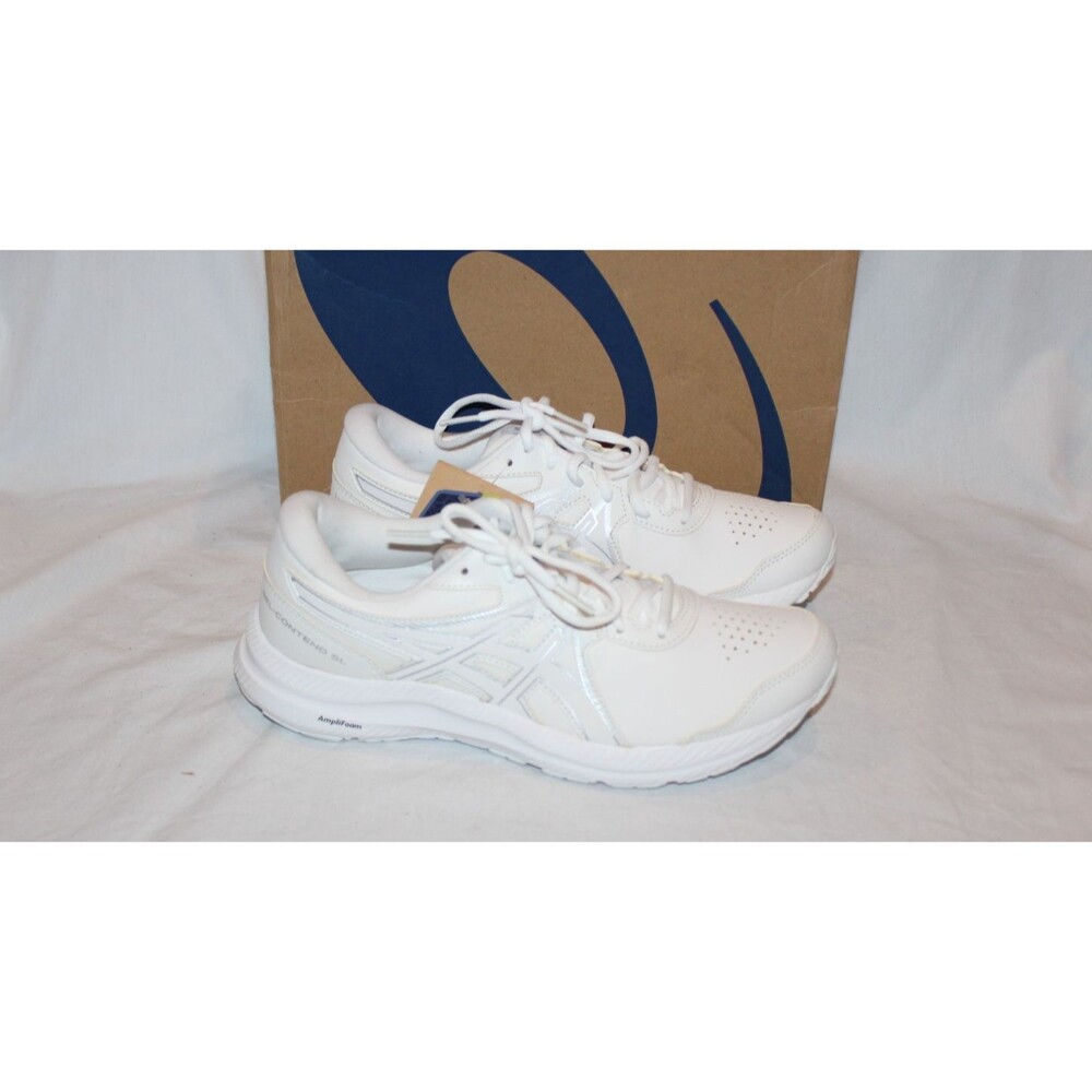 ASICS Women's Gel Contend SL Athletic Sneakers White NIB sz 9